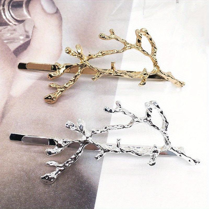 Elk Horn Branch Hair Clip Bobby Princess Style Hair Clip