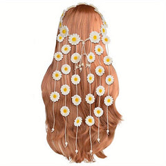 Boho Headband Hippie SunFlower Hairband for Women