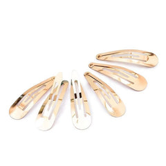 30pcs Metal Snap Hair Clips Non slip Hair Barrettes Hairpins