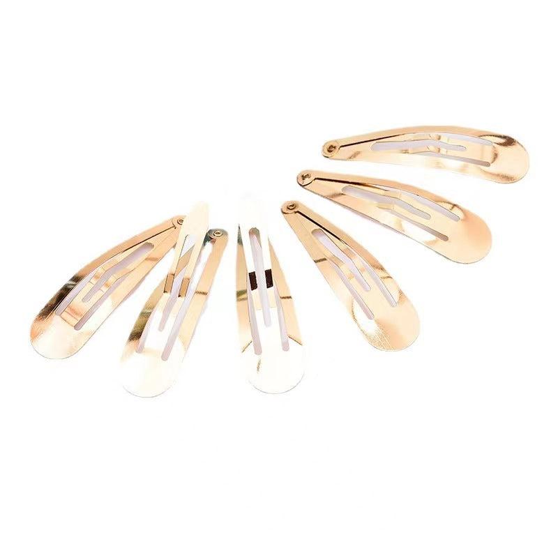 30pcs Metal Snap Hair Clips Non slip Hair Barrettes Hairpins