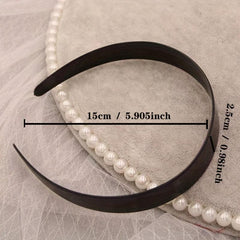 Wide Brim Bow Hair Band Sweet Headband for Women