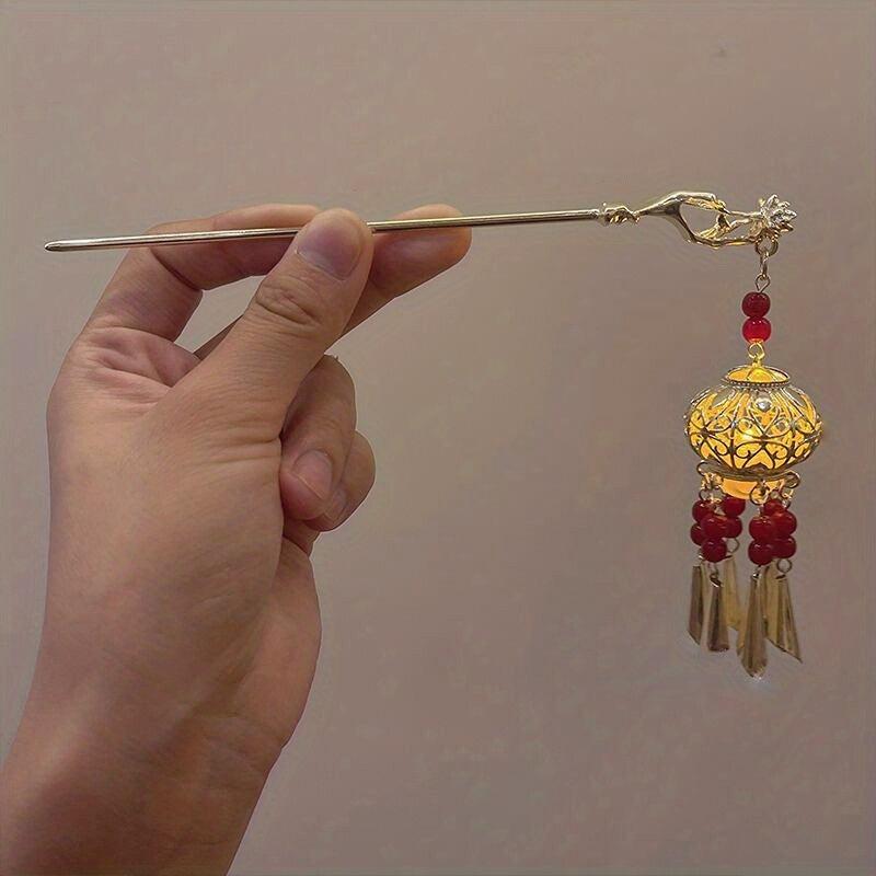 Chinese Style Lantern Pendant Hair Stick Hair Accessories For Women
