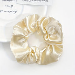 10pcs Satin Scrunchies For Thick Hair Elastic Hair Ties Set