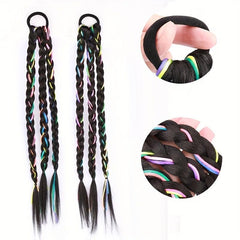 Colorful Ribbon Wig Braid Hair Tie Hippie Style Hair Accessories