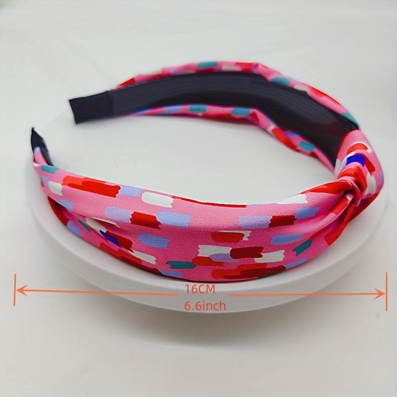 4pcs Cross Knotted Hair Hoop Hair Band Hair Accessories For Women Girls