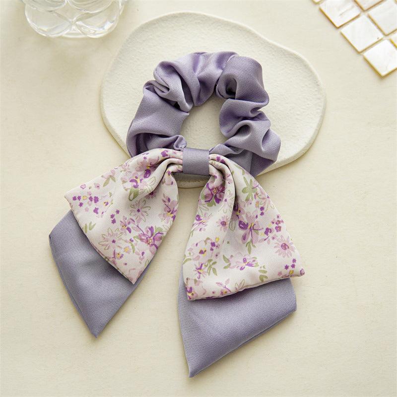 Boho Floral Scarf Scrunchies Hair Ribbons Hair Ties