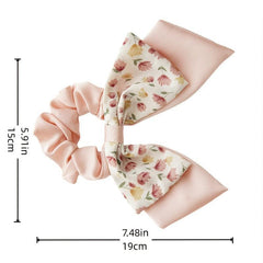 Boho Floral Scarf Scrunchies Hair Ribbons Hair Ties