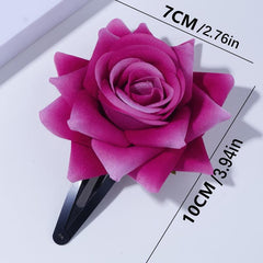 Rose Hair Clip Bohemian Hair Pins Beach Party Wedding Barrette