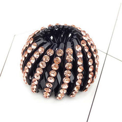 Rhinestone Bird Nest Clip Hair Bun Marker Hair Accessories For Women Girls
