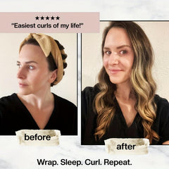 Heatless Curling Headband No Heat Hair Curlers Hair Rollers DIY