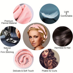 Heatless Curling Headband No Heat Hair Curlers Hair Rollers DIY