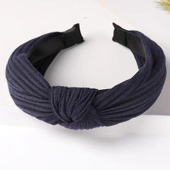 Knotted Hairband Knitted Fabric Headband Yoga Running Workout Hair Accessories
