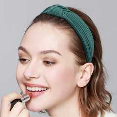 Knotted Hairband Knitted Fabric Headband Yoga Running Workout Hair Accessories
