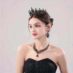 Crystal Rhinestone Wedding Headband Princess Crown Party Hair Accessories