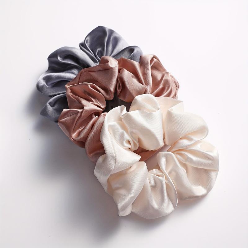 Smooth Hair Rope High Elasticity Scrunchie Vintage Hair Tie