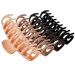 4pcs Oversize Hair Claw Clip Non Slip Grip Hair Jaw Clip