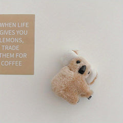 Koala Charm Hair Claw Plush Barrette Animal Hair Jaw Clip