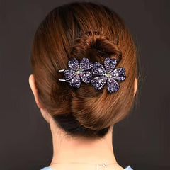 Retro Rhinestone Hair Claw Clip Non Slip Strong Hold Grip