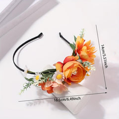 Floral Headband Hair Accessory for Women