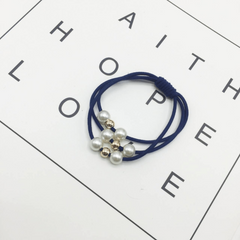 Pearl Elastic Hair Bands for Women - Beauty Care Hair Ties