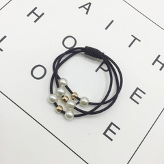 Pearl Elastic Hair Bands for Women - Beauty Care Hair Ties