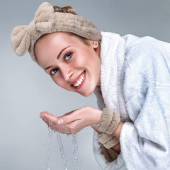 Spa Headband Wrist Washband Scrunchies Cuffs