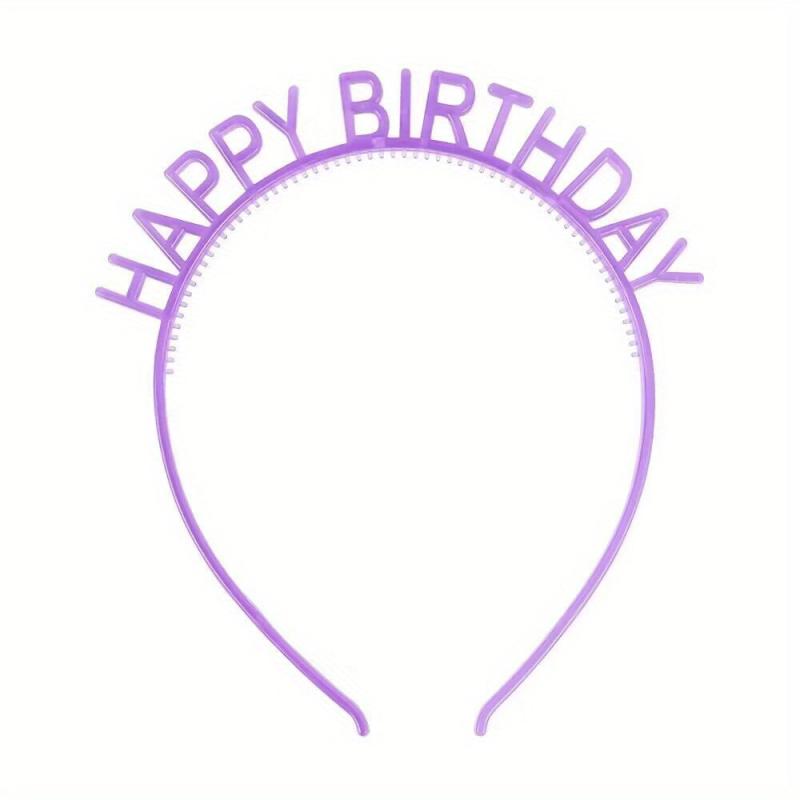 Birthday Luminous Headband Non slip Head Hoop Tiara Headdress