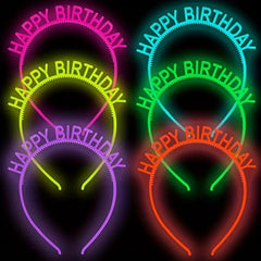 Birthday Luminous Headband Non slip Head Hoop Tiara Headdress