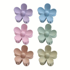 Floral Hair Claw Women's Solid Hair Accessories For Women