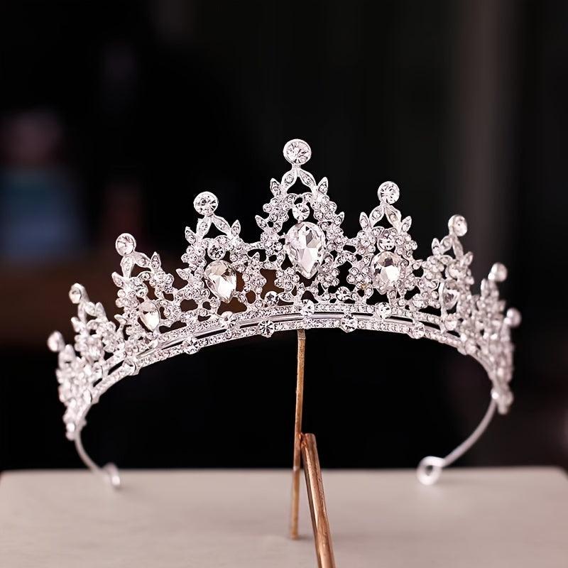 Crystal Bridal Princess Crown Wedding Tiara Rhinestone Hair Band