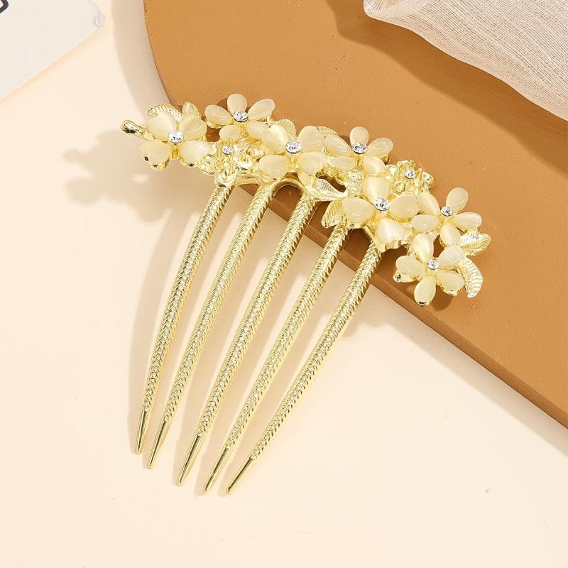 Opal Hairpin Wedding Bridal Hair Accessories for Women