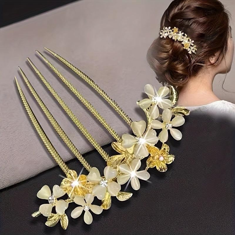 Opal Hairpin Wedding Bridal Hair Accessories for Women