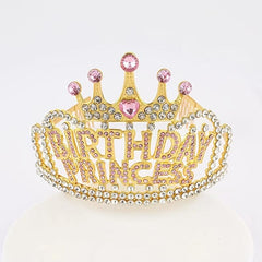 Birthday Princess Crown Birthday Girl Tiara Princess Hairband Headband