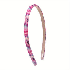 Y2K Colorful Print Headband Skinny Headdress for Girls Women
