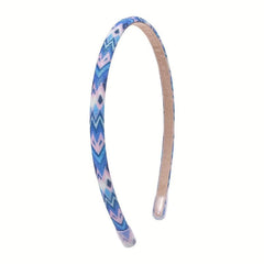 Y2K Colorful Print Headband Skinny Headdress for Girls Women