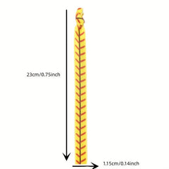 Knotted Hair Tie Baseball Hairband Elastic Headband