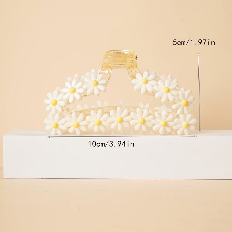 Daisy Hair Claw Clips Large Jaw Clips for Women Girls