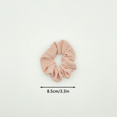 4pcs Knitting Scrunchies Hair Ties For Thick Hair No Crease Hair Accessories