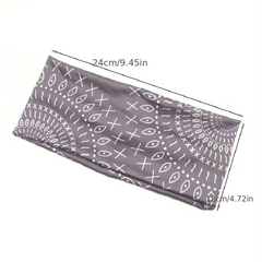 Colorful Leaf Butterfly Headband for Running Yoga Women