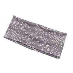 Summer Themed Hair Band Wide Sports Sweatband for Yoga Fitness Women Girls