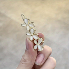 Rhinestone Zircon Opal Hair Clip Bobby Pin Bangs Clip