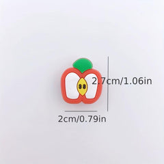 24pc Avocado Grape Shoe Charms Fruit Series Shoe Buckle DIY Decoration