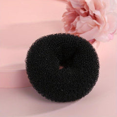 Bun Head Tie Donut Shape Hair Accessory for Short Thin Hair