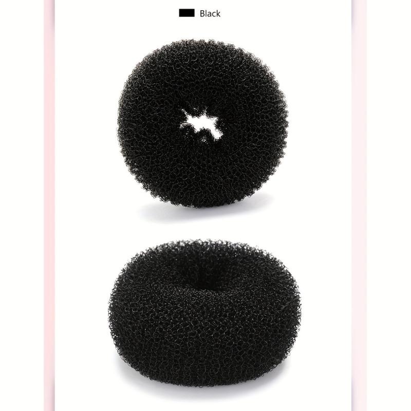Bun Head Tie Donut Shape Hair Accessory for Short Thin Hair