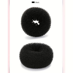 Bun Head Tie Donut Shape Hair Accessory for Short Thin Hair