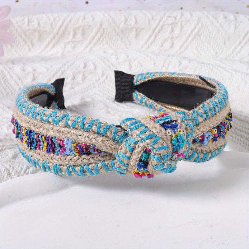 Glitter Sequin Headband Wide Headdress Women Girls