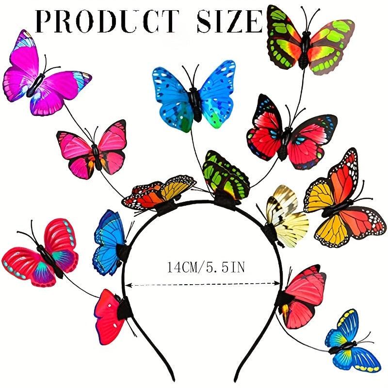 Butterfly Headband Hair Band for Party Cosplay Costume