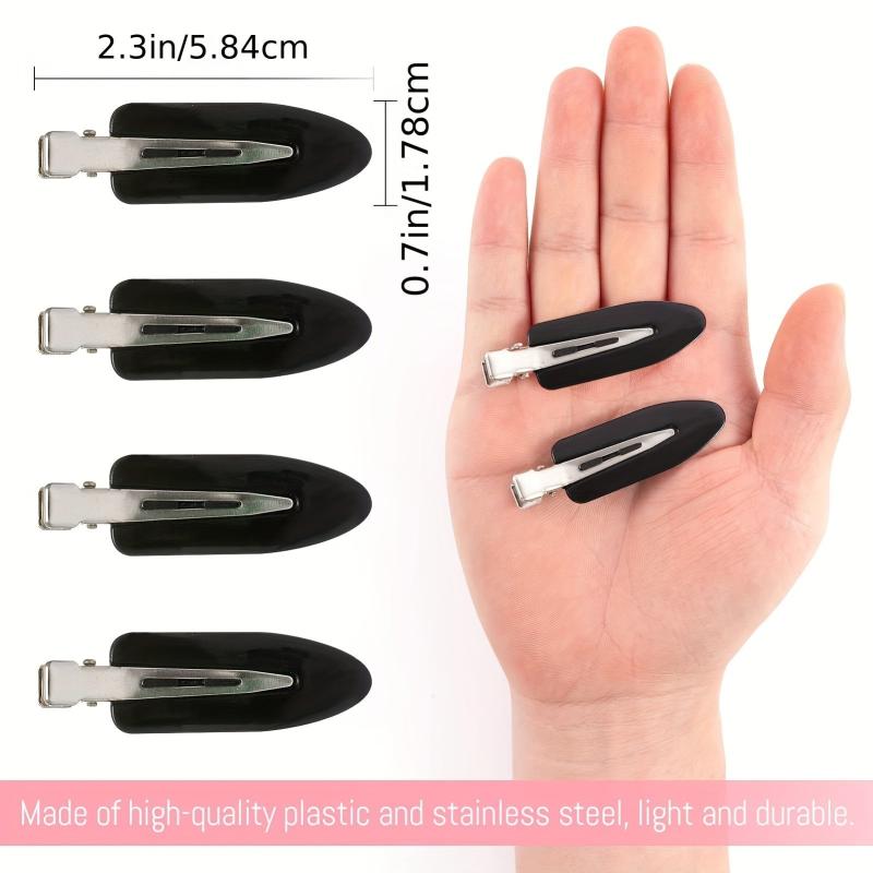 12pcs No Crease Hair Clip for Makeup Skincare Style Hair Clip Women Girls