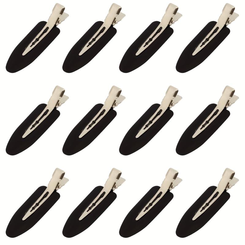 12pcs No Crease Hair Clip for Makeup Skincare Style Hair Clip Women Girls