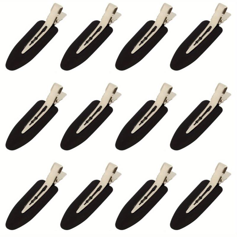 12pcs No Crease Hair Clip for Makeup Skincare Style Hair Clip Women Girls